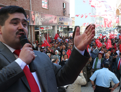 MHP adayı Metlinin seçim bürosu açıldı