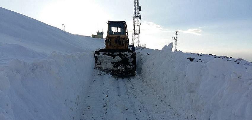 Beyşehir’de 2 Bin 300 Metre'de Kar Mesaisi