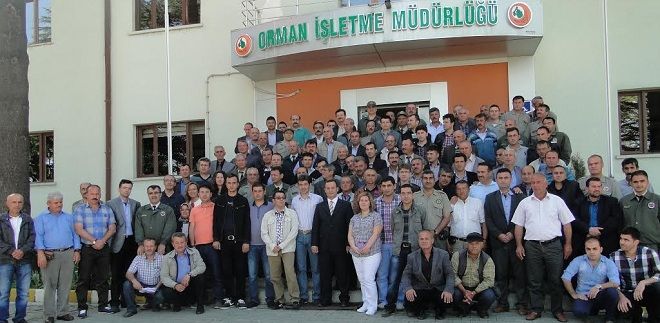 Orman çalışanlarına iş güvenliği semineri 