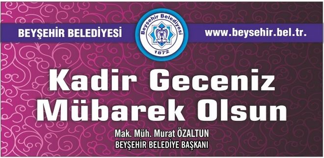 Başkan Özaltunun Kadir Gecesi mesajı