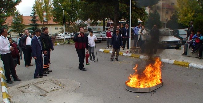 Hastane'de Sivil savunma Tatbikatı