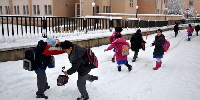 Konya Merkez ve İlçelerde Kar Tatili