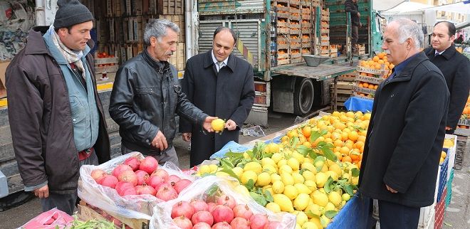 Özaltun Pazarcı Esnafını Ziyaret Etti