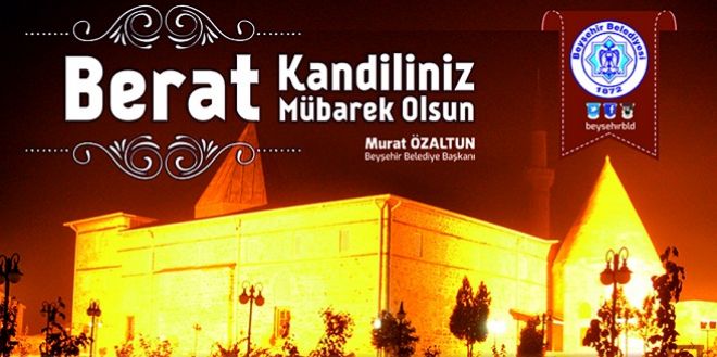 Başkan Özaltundan Berat Kandili Mesajı