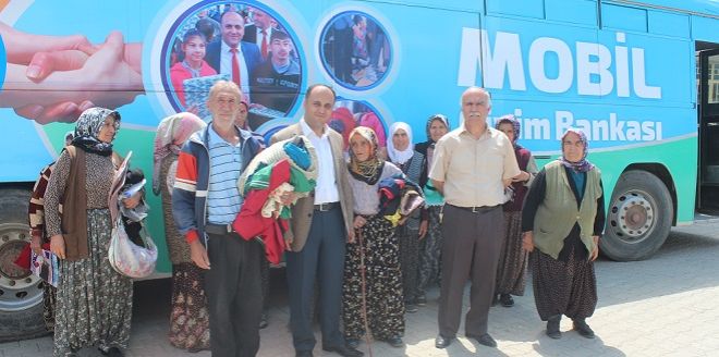 Beyşehir Mobil Giyim Bankası Hizmete Başladı