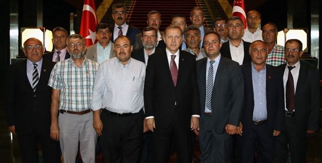 Cumhurbaşkanı Erdoğan Beyşehirli Muhtarlarla