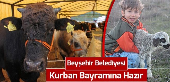 Beyşehir Belediyesi Kurban Bayramına Hazır