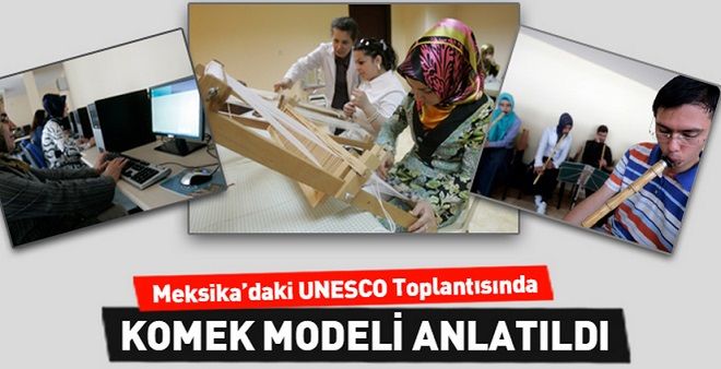 Meksikadaki UNESCO Toplantısında KOMEK Modeli Anlatıldı