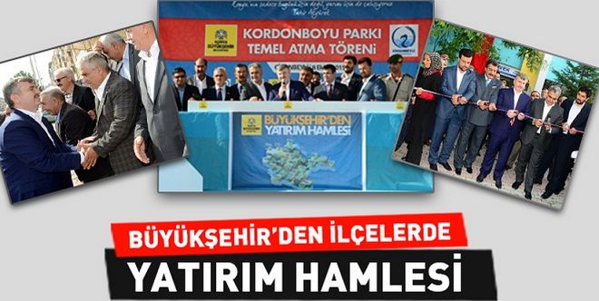 Büyükşehirden İlçelerde Yatırım Hamlesi