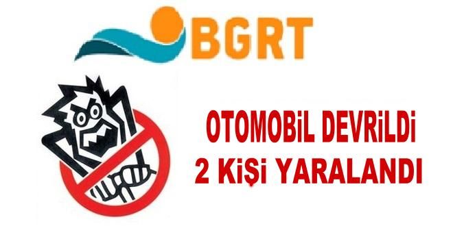 Otomobil Takla Attı 2 Kişi Yaralandı
