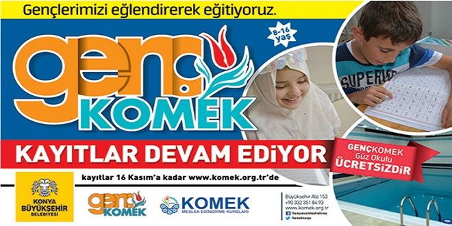 Genç KOMEK'te Kayıtlar Devam Ediyor