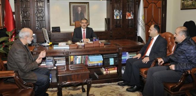 Özaltun'dan Rektör Şahin'e Ziyaret