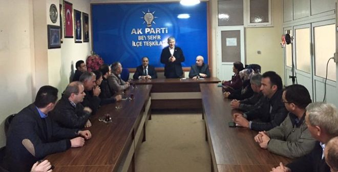 AK Parti Konya Milletvekili Babaoğlu Beyşehir ve Hüyükte