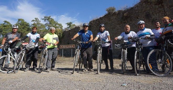 Beyşehirli Bisikletçiler 165 Kilometre Pedal Çevirdiler