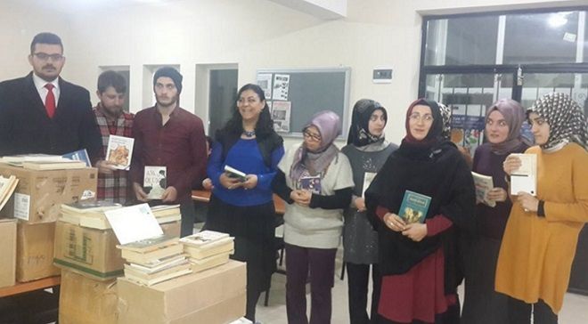 İmrenler Kız Meslek Lisesi'nden Kitap Kampanyası