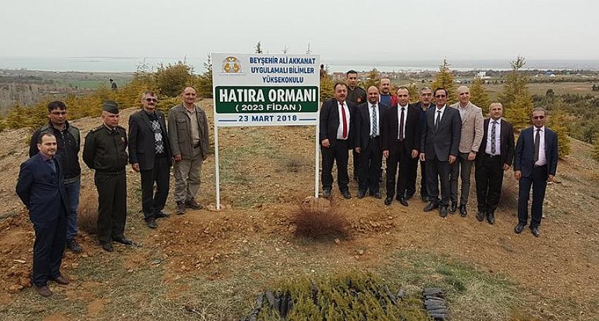 Beyşehir’de 2023 Orman Fidanı Toprakla Buluşturuldu