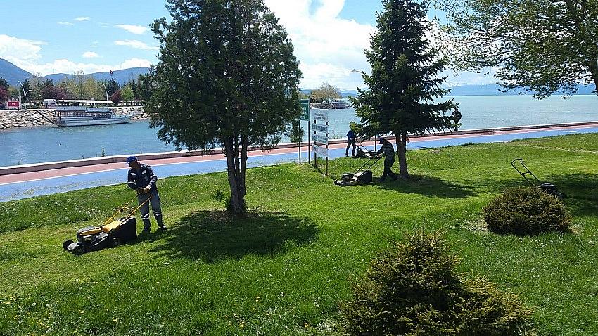 Beyşehir Belediyesi ilçeyi yaz dönemine hazırlıyor