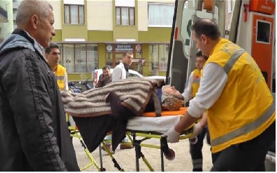 Trafik kazası 3 Yaralı