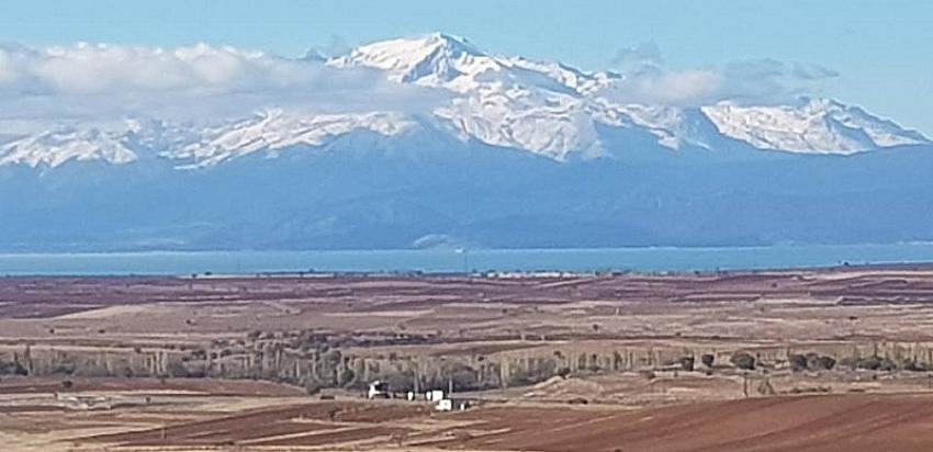 Anamas Dağı Beyaza Büründü