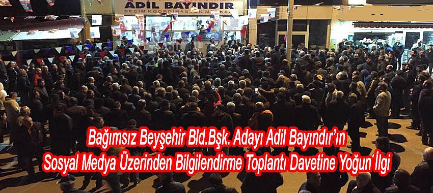 Bayındır'ın Sosyal Medya Davetine Yoğun İlgi