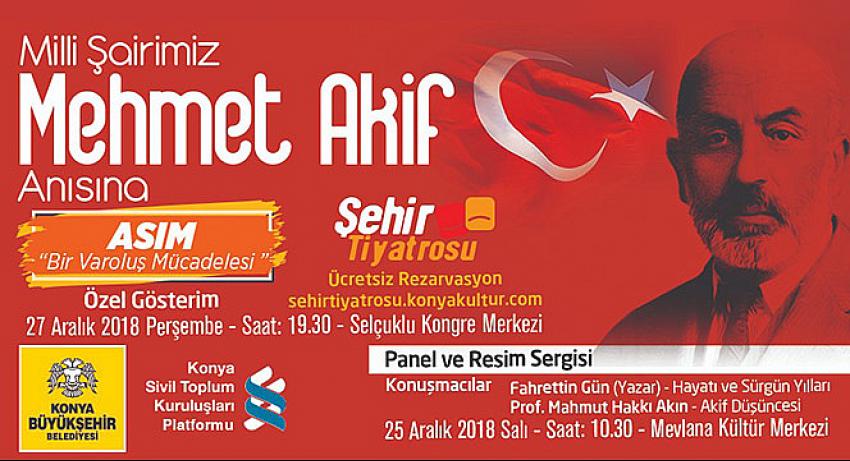 Büyükşehir, Milli Şairimiz Mehmet Akif’i Anıyor