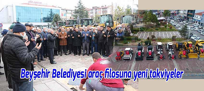 Beyşehir Belediyesi araç filosuna yeni takviyeler