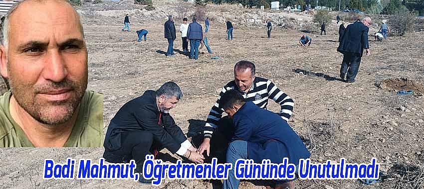 Badi Mahmut, Öğretmenler Gününde Unutulmadı