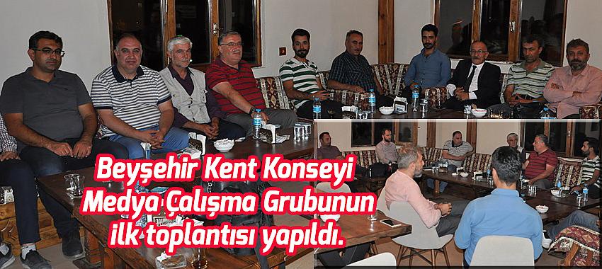 Kent Konseyi Medya Çalışma Grubu ilk toplantısı yapıldı