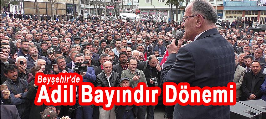 Beyşehir'de Adil Bayındır Dönemi Başladı