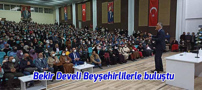 Bekir Develi Beyşehirlilerle buluştu