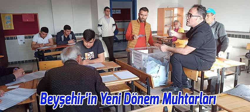 Beyşehir’in Yeni Dönem Muhtarları