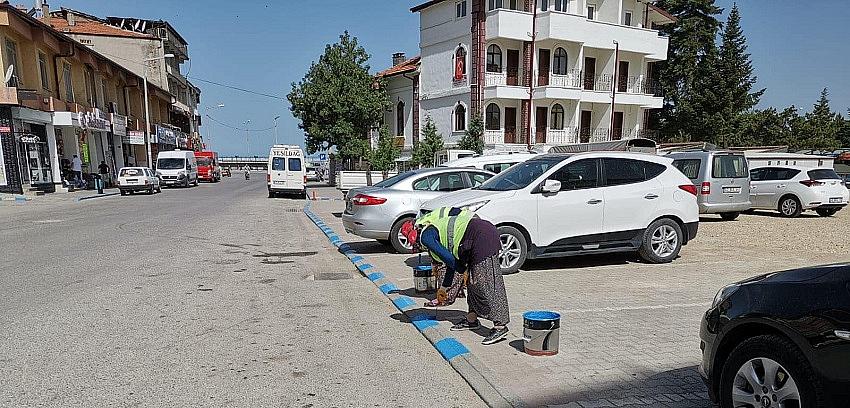 Beyşehir’in Caddeleri Göl Mavisi Renklere Bürünüyor