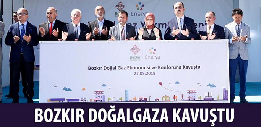 Bozkır Doğalgaza Kavuştu