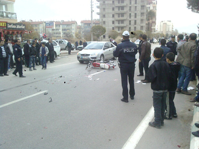 Beyşehirde kaza: 2 yaralı