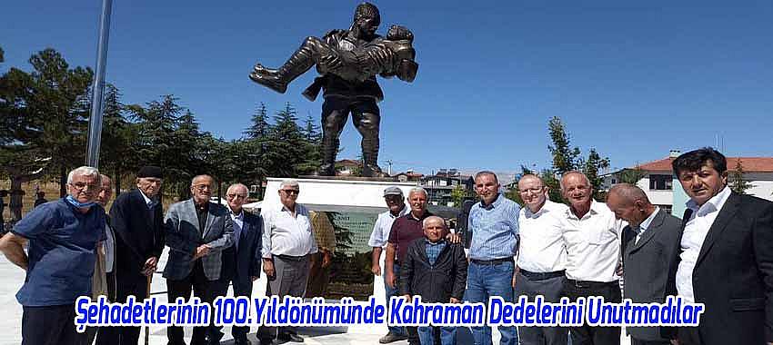 Vefalı Torunları, Şehadetlerinin 100.Yıldönümünde Kahraman Dedelerini Unutmadı 