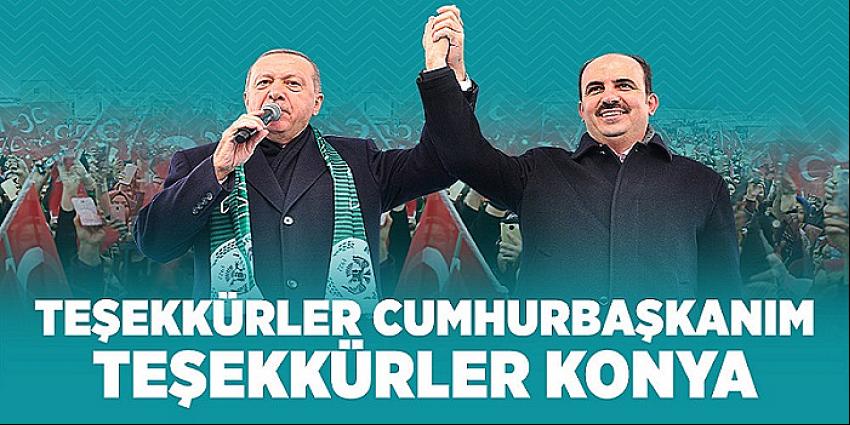 Başkan Altay’dan Cumhurbaşkanı Erdoğan’a Teşekkür