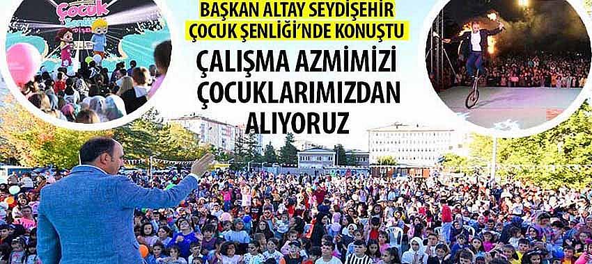 Başkan Altay, 'Çalışma Azmimizi Çocuklarımızdan Alıyoruz'