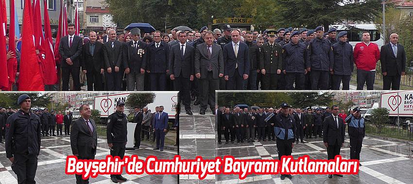 Beyşehir'de Cumhuriyet Bayramı Kutlamaları