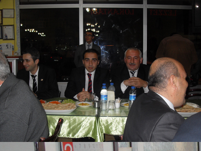 Kaymakam vekili veda ediyor