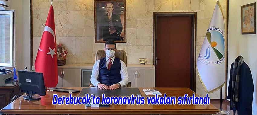 Derebucak'ta koronavirüs vakaları sıfırlandı