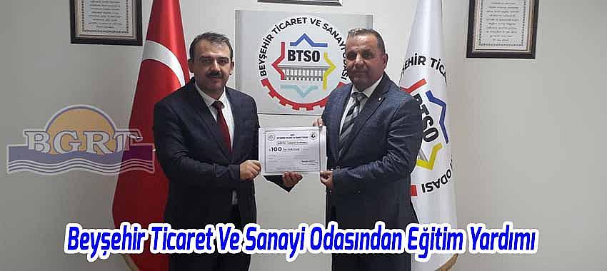 Beyşehir Ticaret Ve Sanayi Odasından Eğitim Yardımı