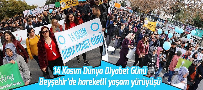 Beyşehir’de hareketli yaşam yürüyüşü