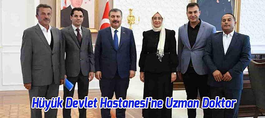 Hüyük Devlet Hastanesi’ne Uzman Doktor Ataması