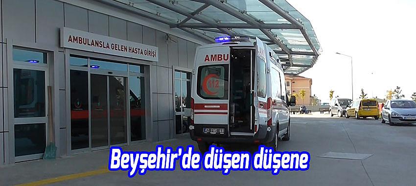 Beyşehir’de düşen düşene