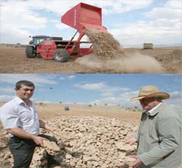 Toprak, taştan kurtuluyor!