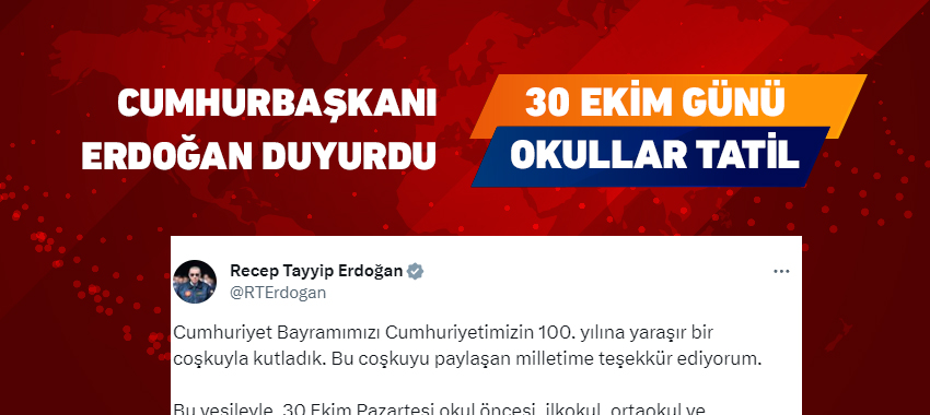 Okullar yarın tatil edildi