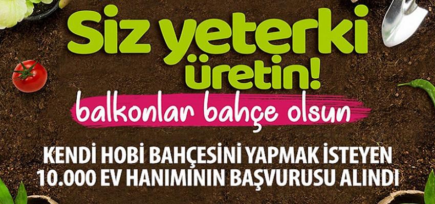 Konya Büyükşehir’den 10 Bin Ev Hanımına Fide Desteği
