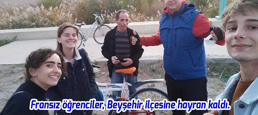 Fransız öğrenciler, Beyşehir ilçesine hayran kaldı