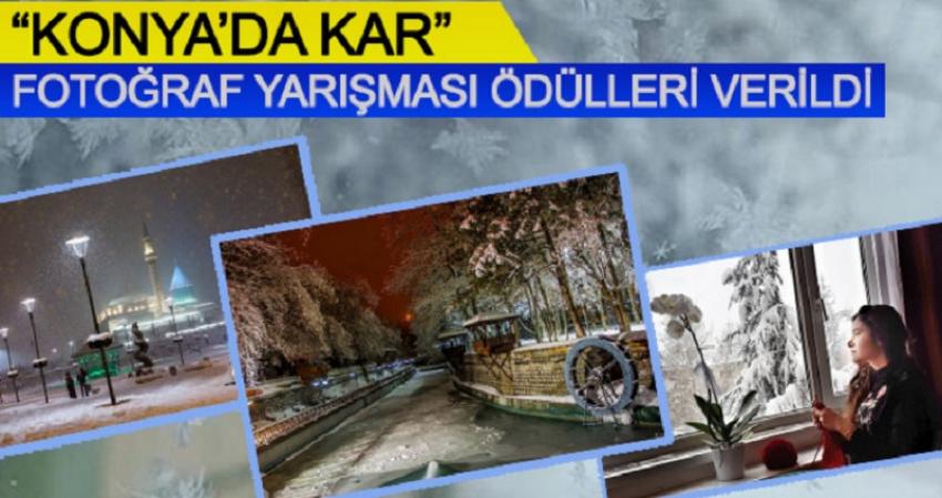 “Konya’da Kar” Fotoğraf Yarışmasının Ödülleri Verildi