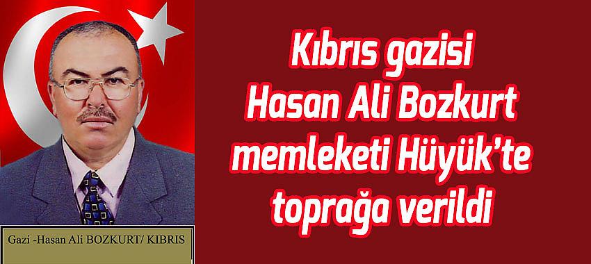 Vefat eden Kıbrıs gazisi memleketi Hüyük’te defnedildi